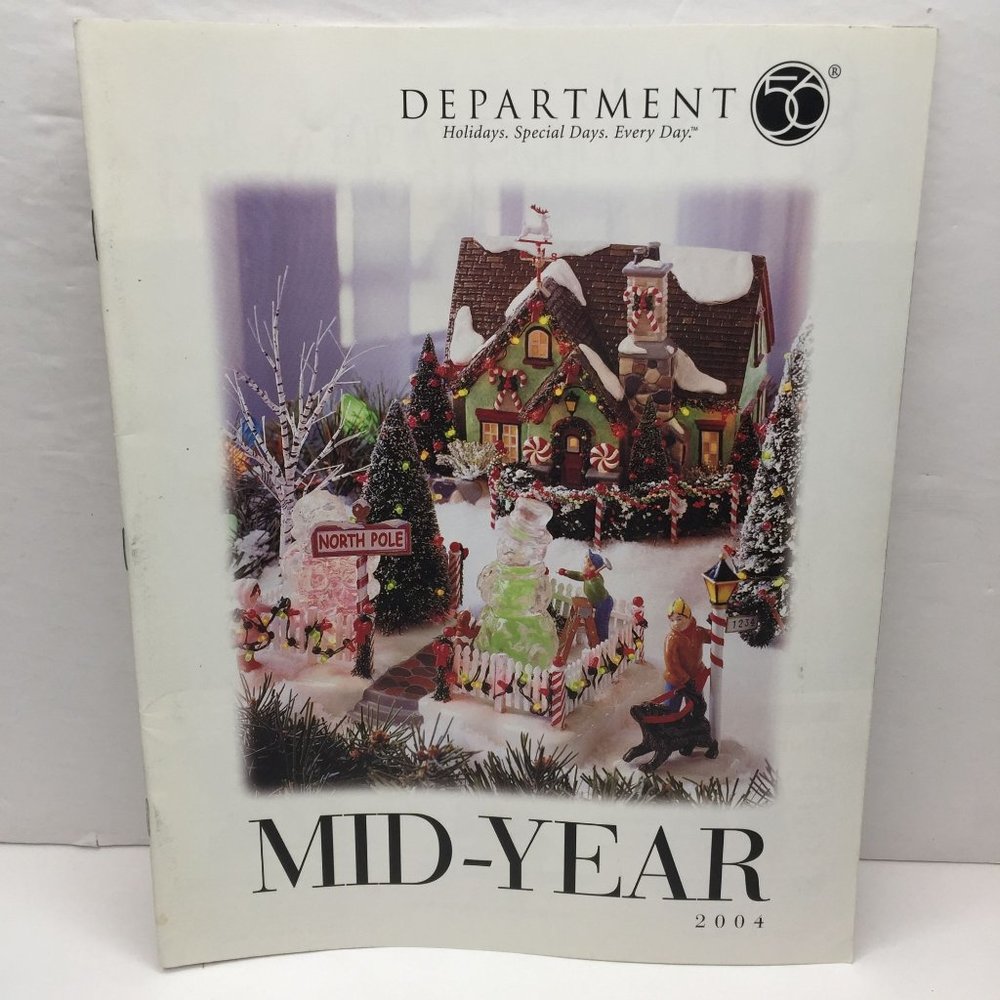 Department 56 Mid-Year 2004 Catalog Christmas Limited Production Holiday Sets